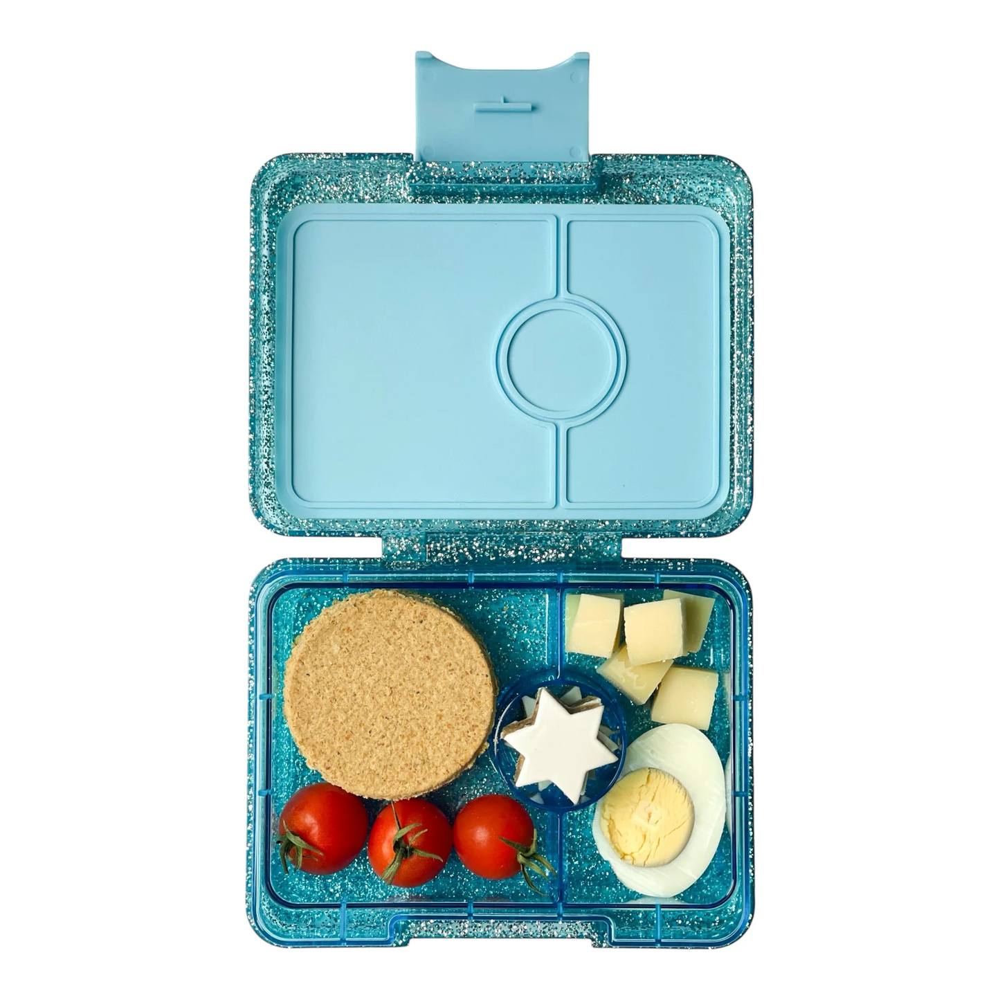 Yumbox Snack Twinkle Teal Glitter