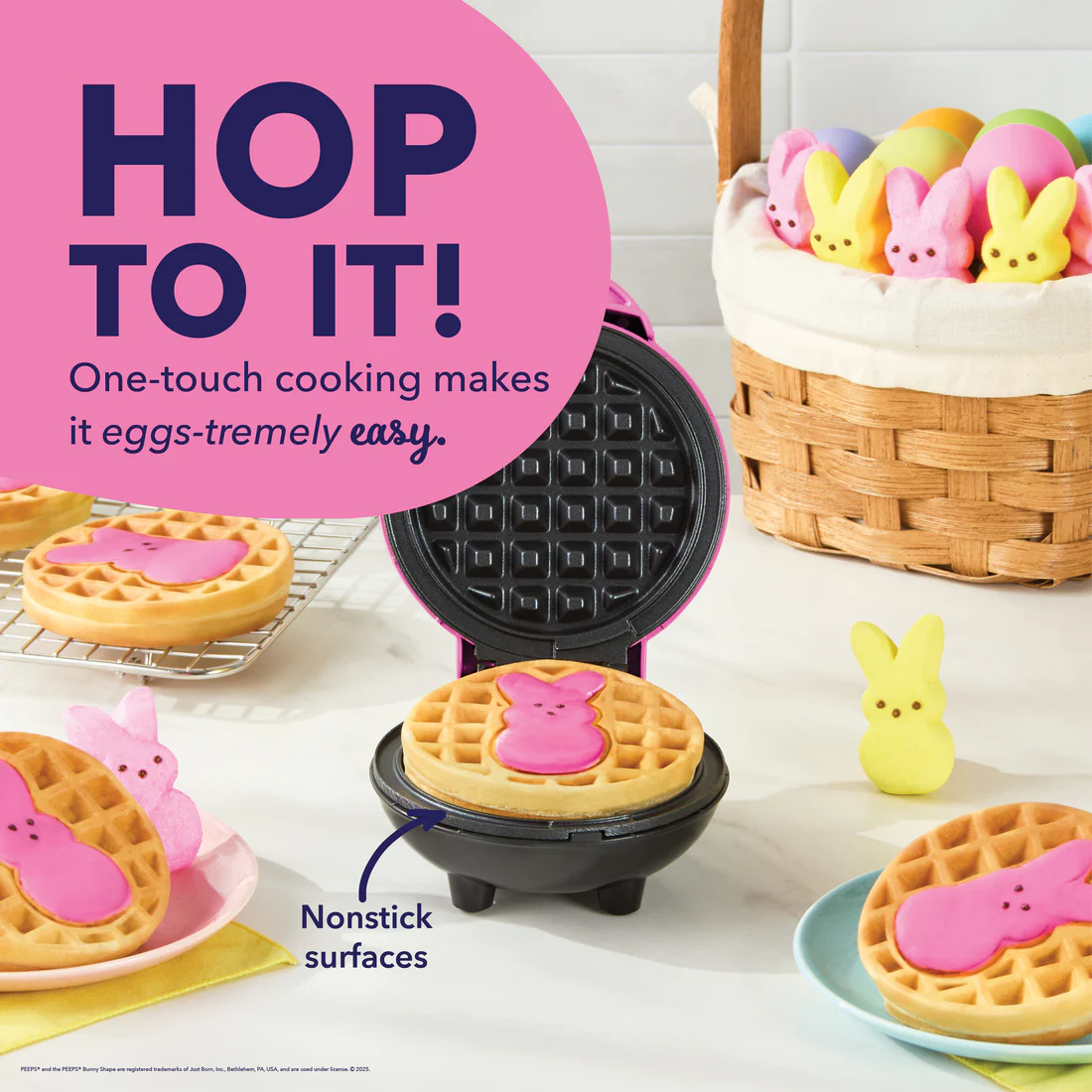 Mini Waffle Maker PEEPS x Dash Bunny