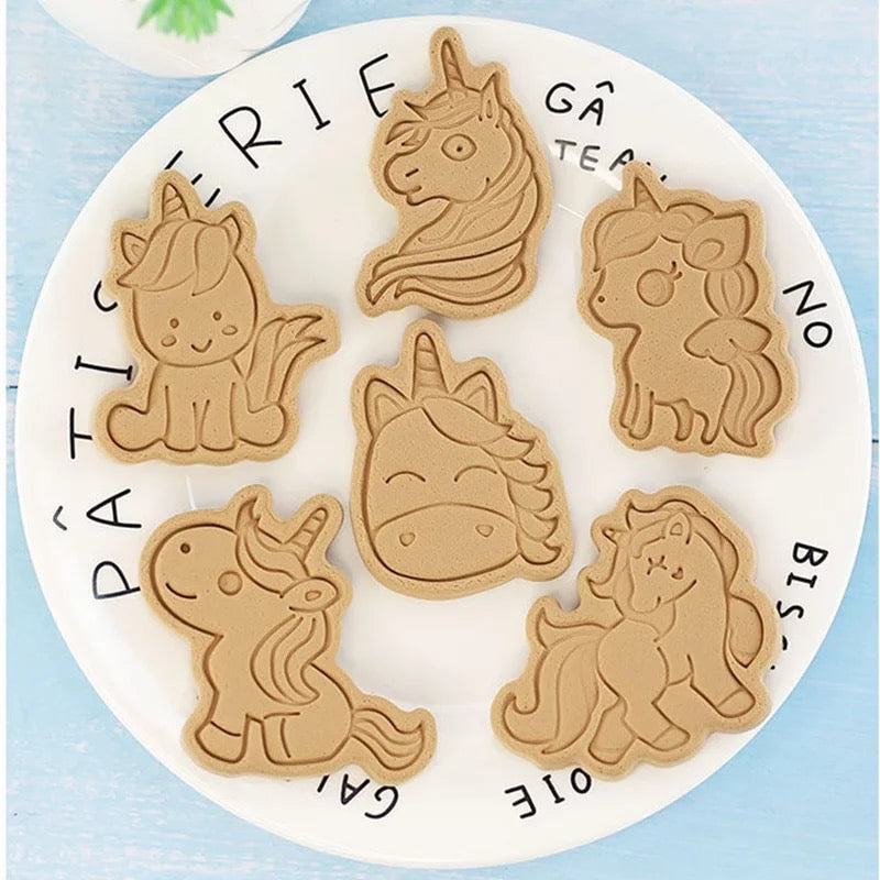 Cortadores Unicornio Pink