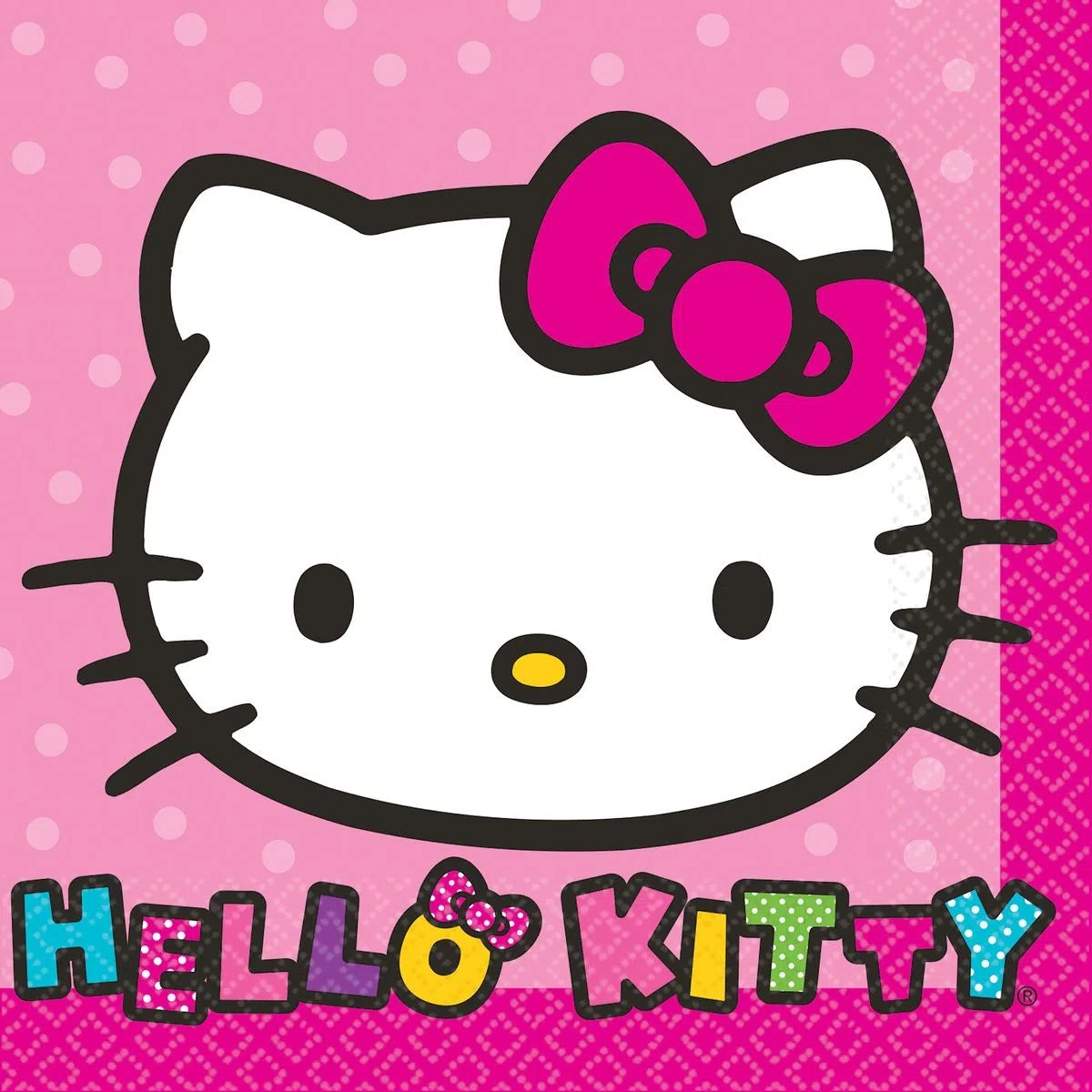 Servilletas Hello Kitty Face