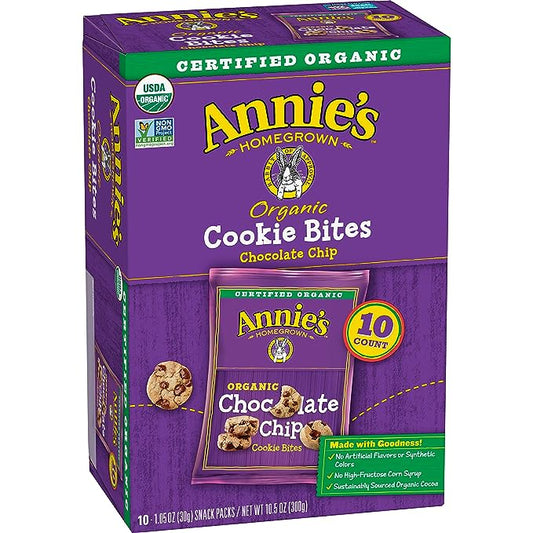 Annie's Chocalate Chip Cookie Bites