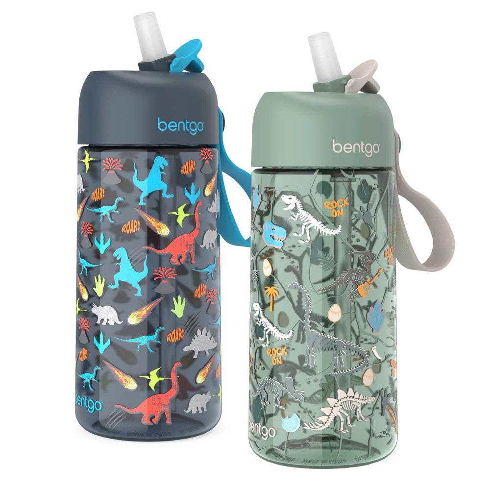 Bentgo Kids Prints Water Bottle Set de 2