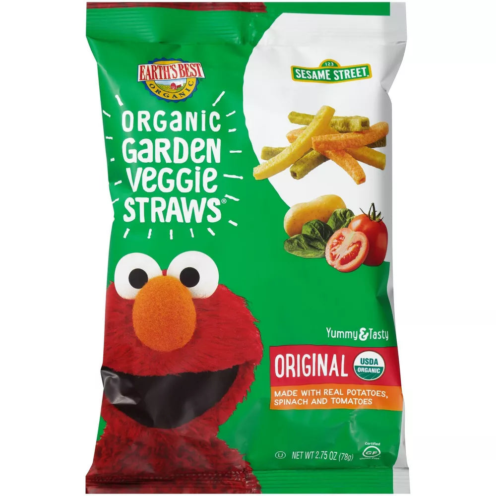 Earth's Best Veggie Straw Orgánicos