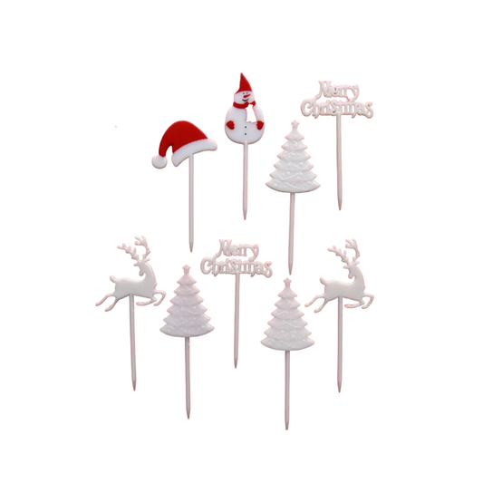 Picks Christmas brochetas