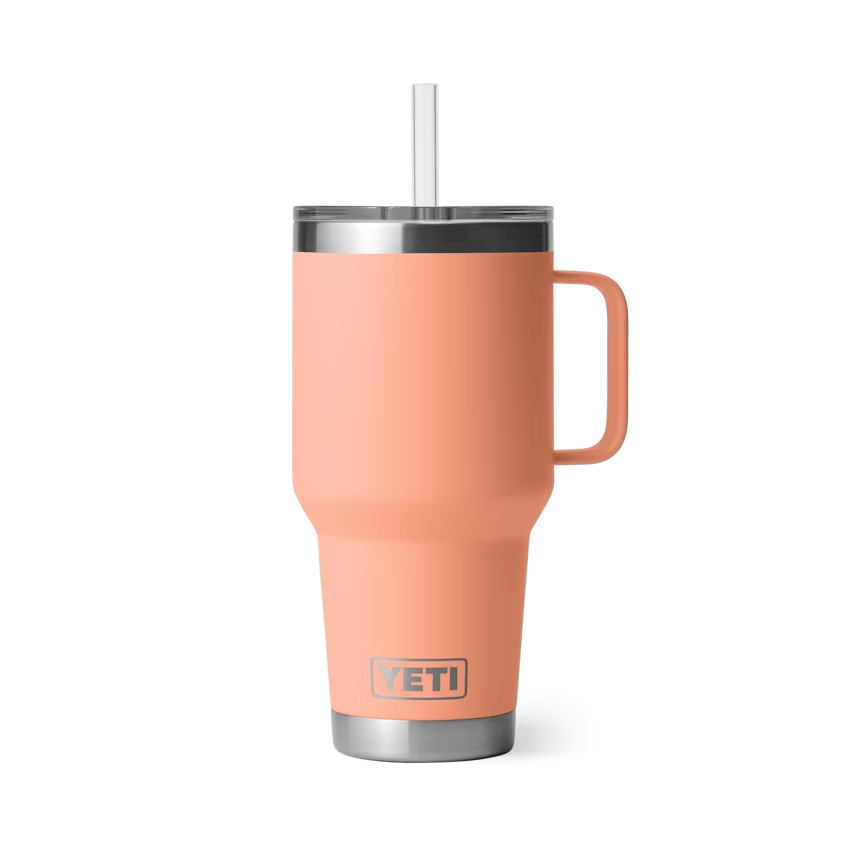 YETI Lowcountry Peach 35 oz Straw Mug