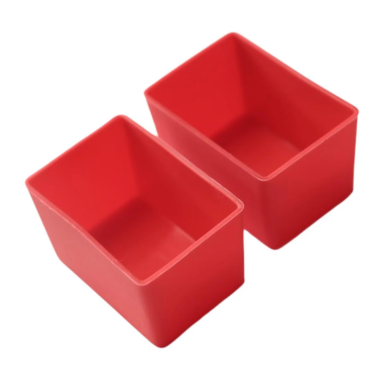 Munch Cups Red Rectangle