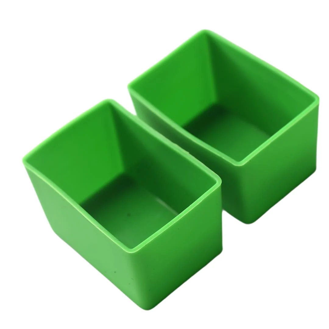 Munch Cups Green Rectangle