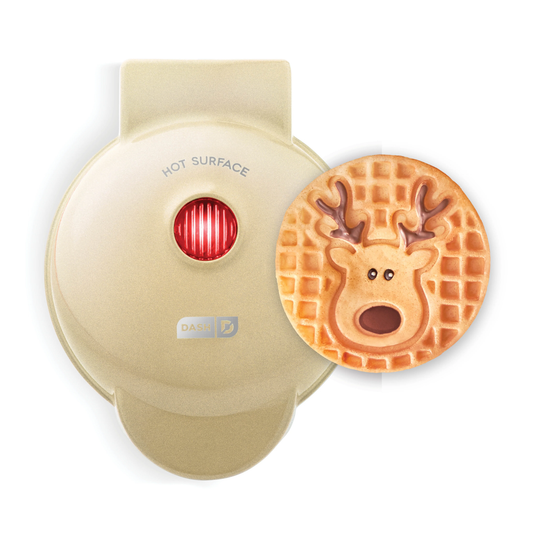 Mini Waffle Maker Reindeer