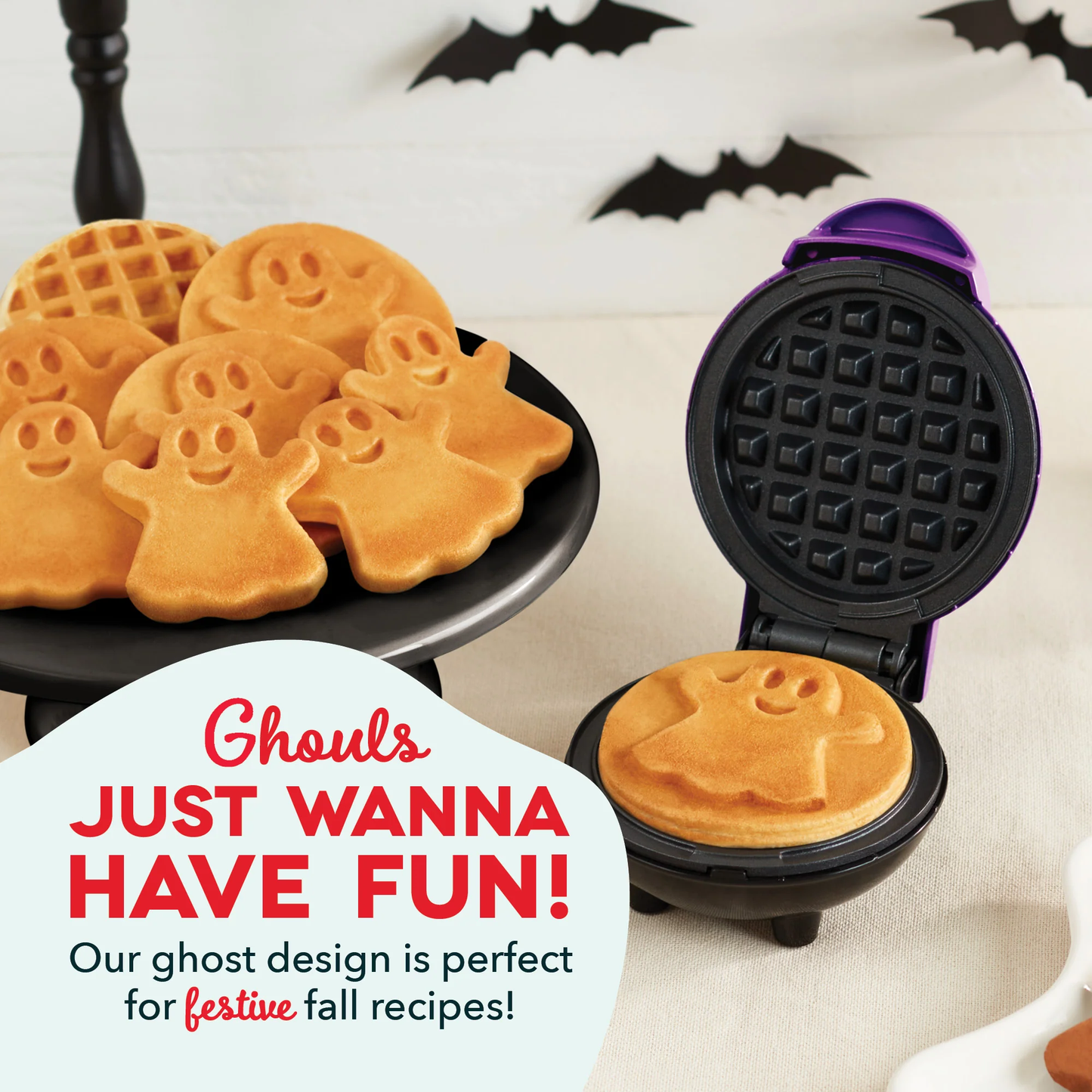 Mini Waffle Maker Ghost