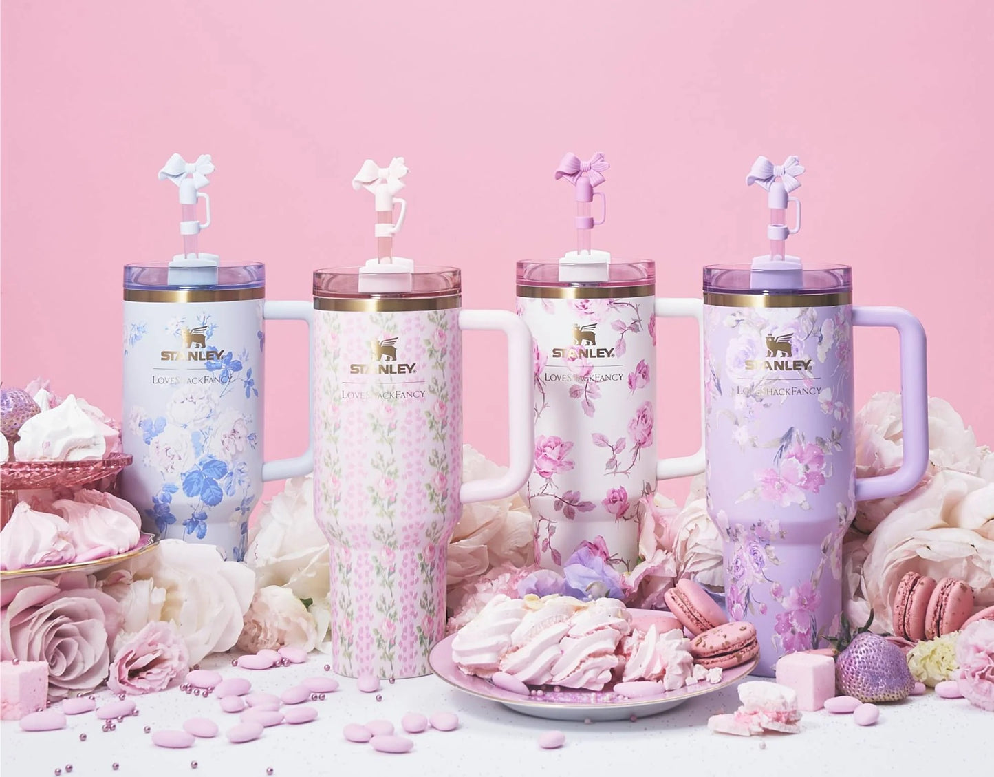 STANLEY x LoveShackFancy Everblooming Rosettes Quencher 40oz