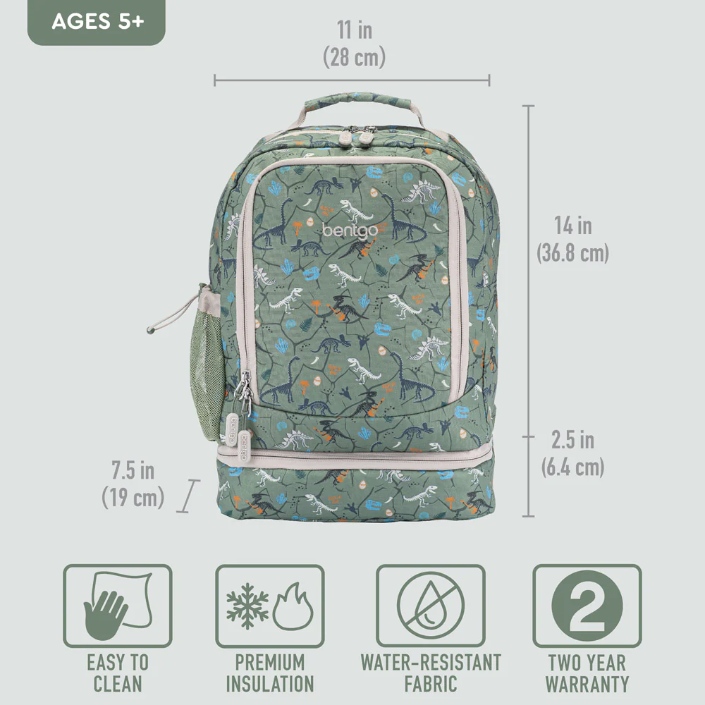 Bentgo Kids Prints 2-in-1 Backpack & Lunch Bag