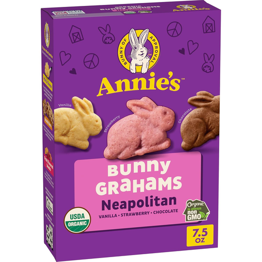 Annie's Organic Neapolitan Bunny Crackers