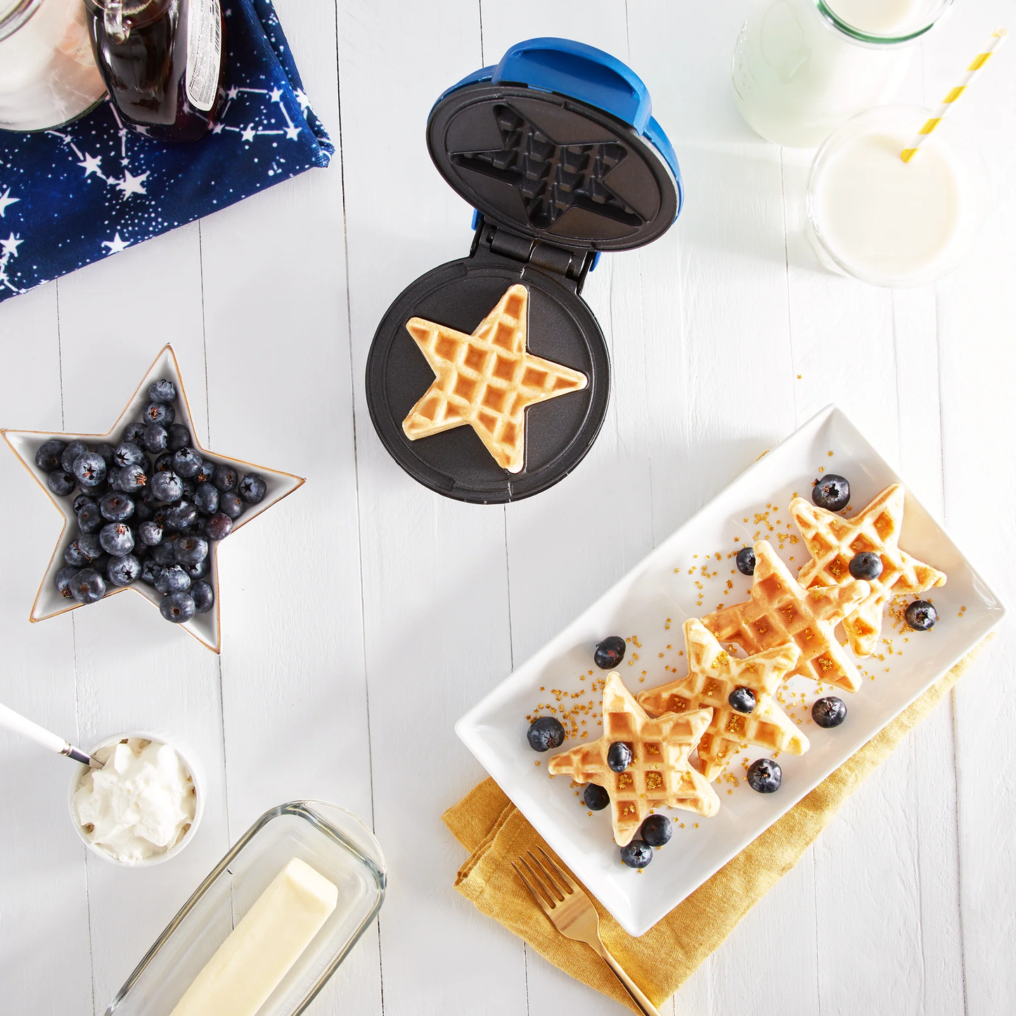 Mini Waffle Maker Star