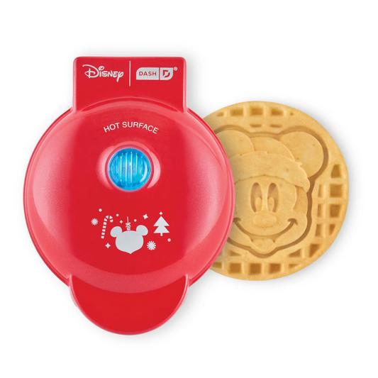 Dash Mickey Mouse navideño Mini Wafflera