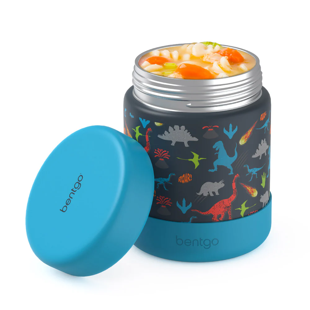 Bentgo Kids Stainless Steel Dinosaur Food Jar