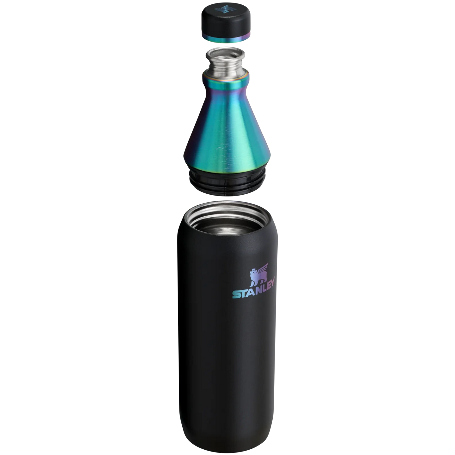 STANLEY Slim Bottle Black Chroma 20oz