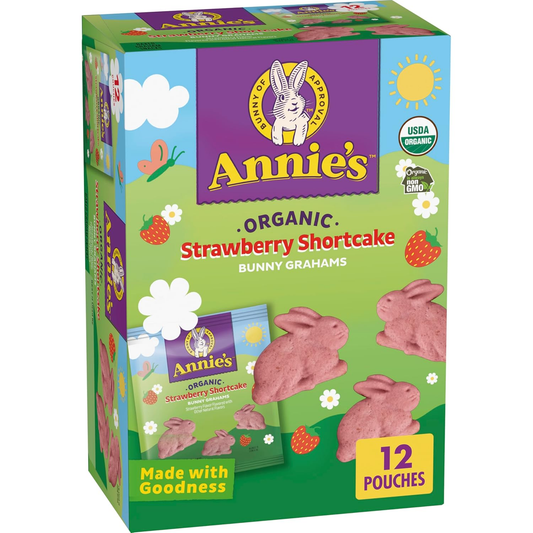 Annie's Strawberry Shortcake Bunny Grahams