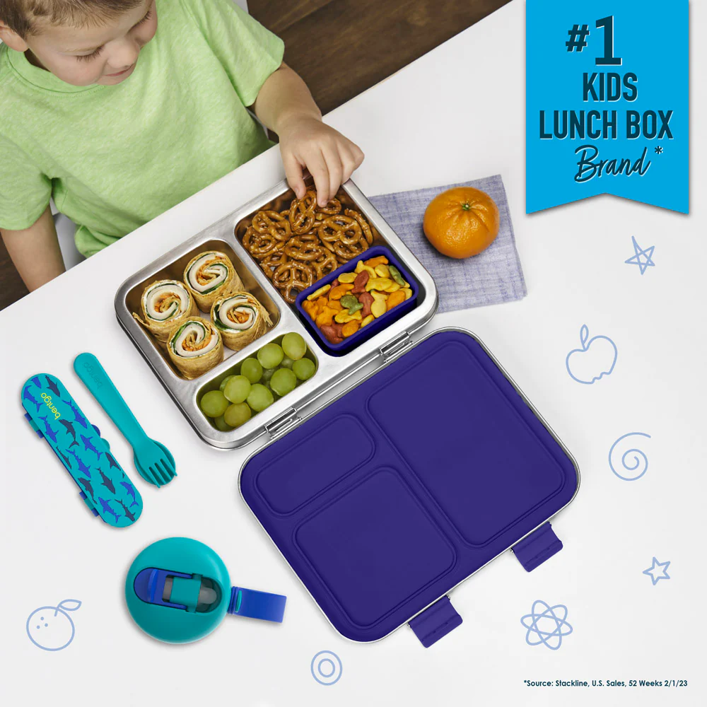 Bentgo Kids Stainless Steel Prints Lunch Box