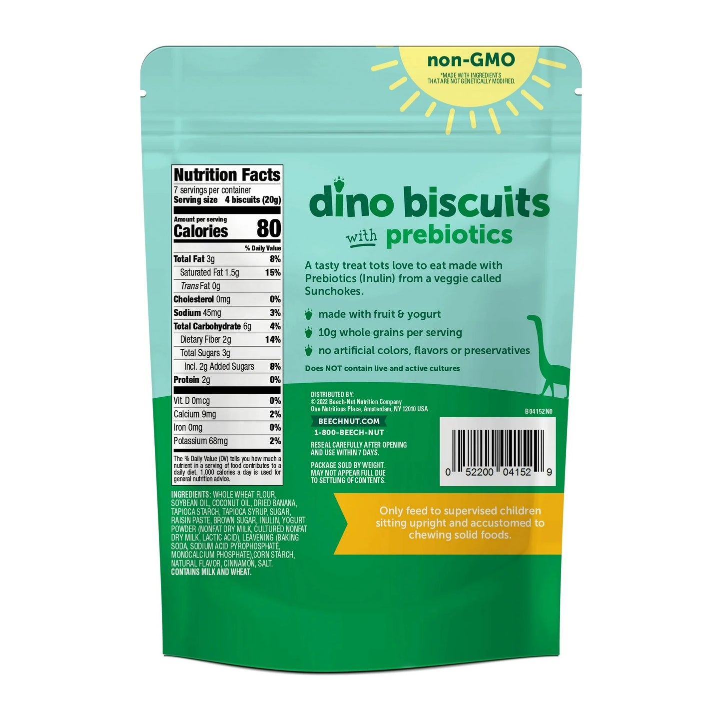 Beech-Nut Dino Biscuits with Prebiotics