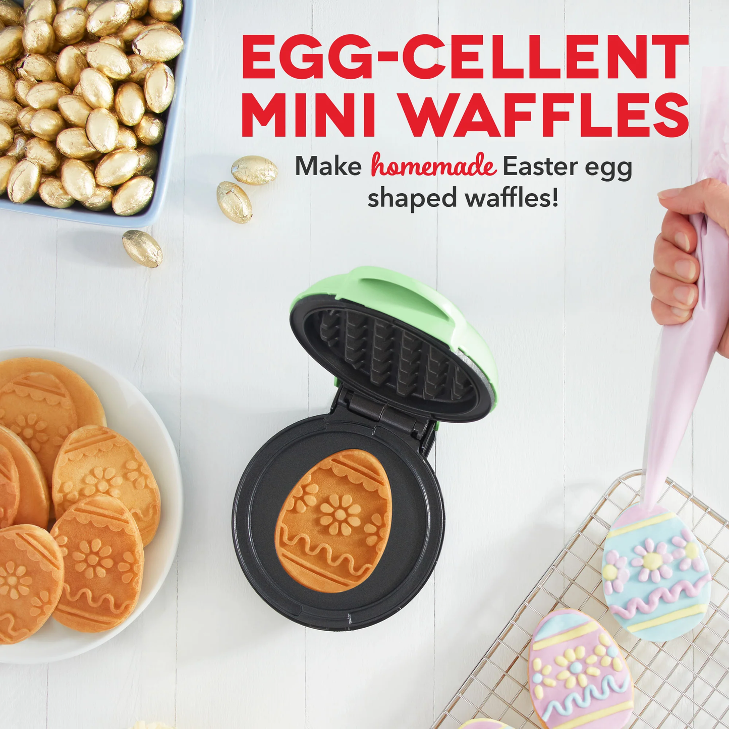 Mini Waffle Maker Egg Mini