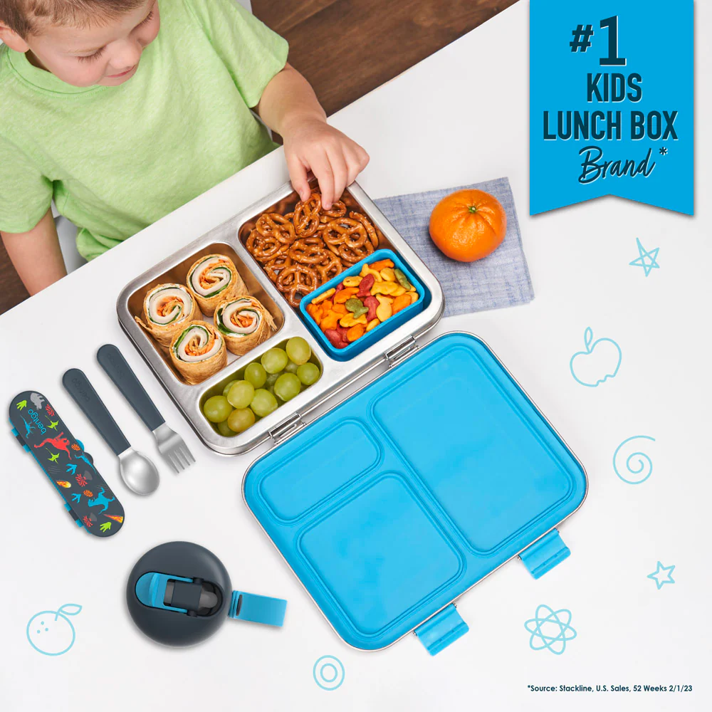 Bentgo Kids Stainless Steel Prints Lunch Box