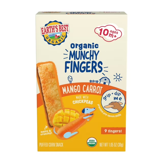 Earth's Best Organic Munchy Fingers Mango Carrot