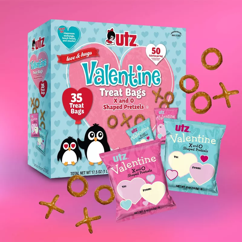 Utz Valentines Pretzels XOXO