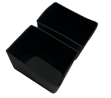 Munch Cups Black Rectangle