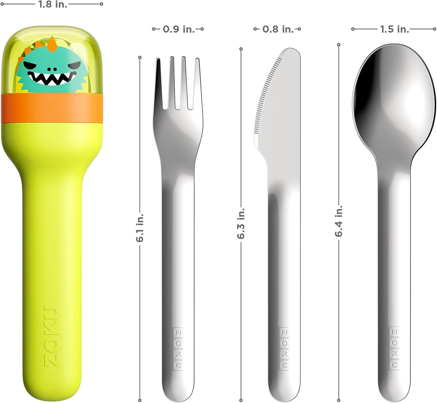 Set de Cubiertos ZOKU Dino