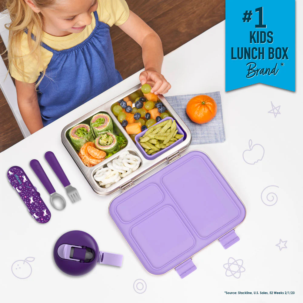 Bentgo Kids Stainless Steel Prints Lunch Box