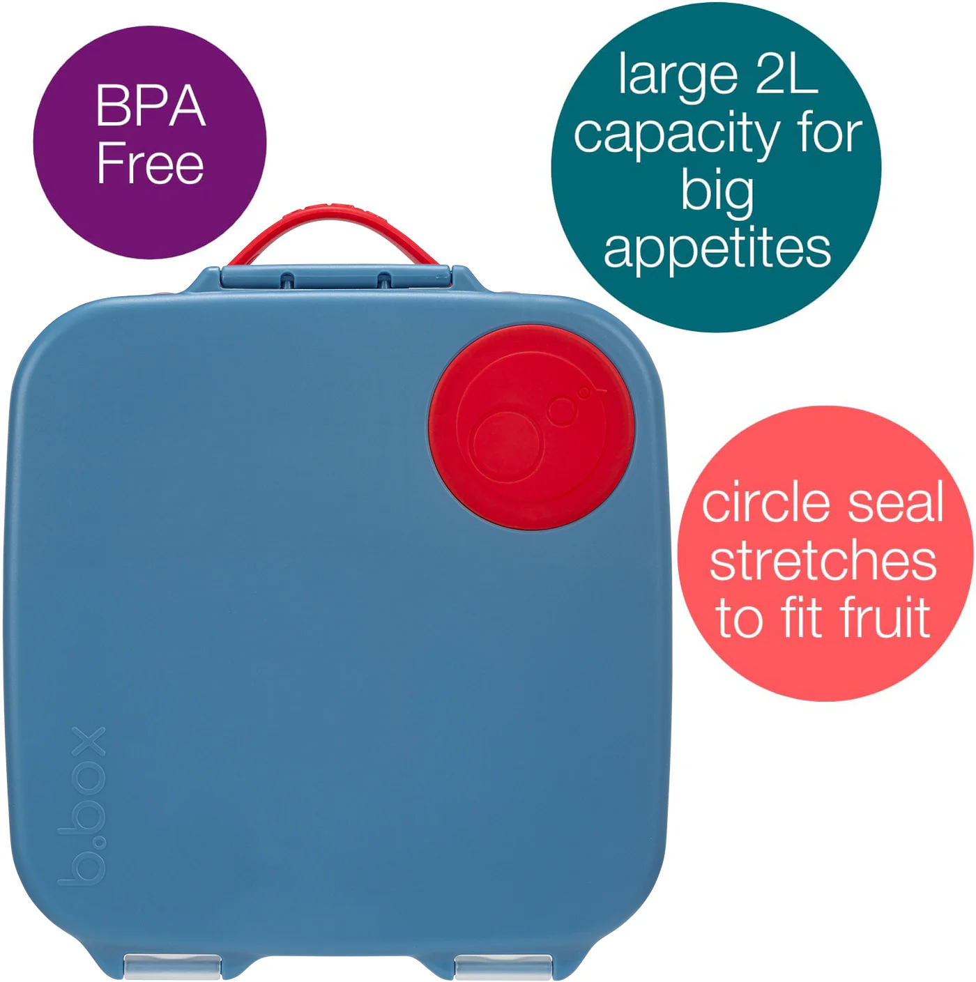 b.box Jumbo Lunchbox Blue Blaze