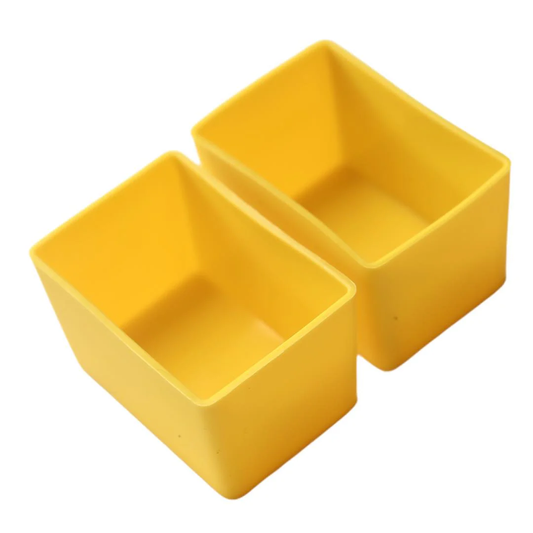 Munch Cups Yellow Rectangle