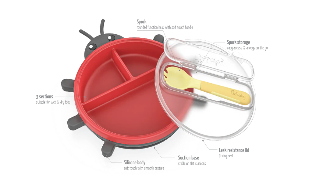 BoBaby Meal Buddies Ladybug