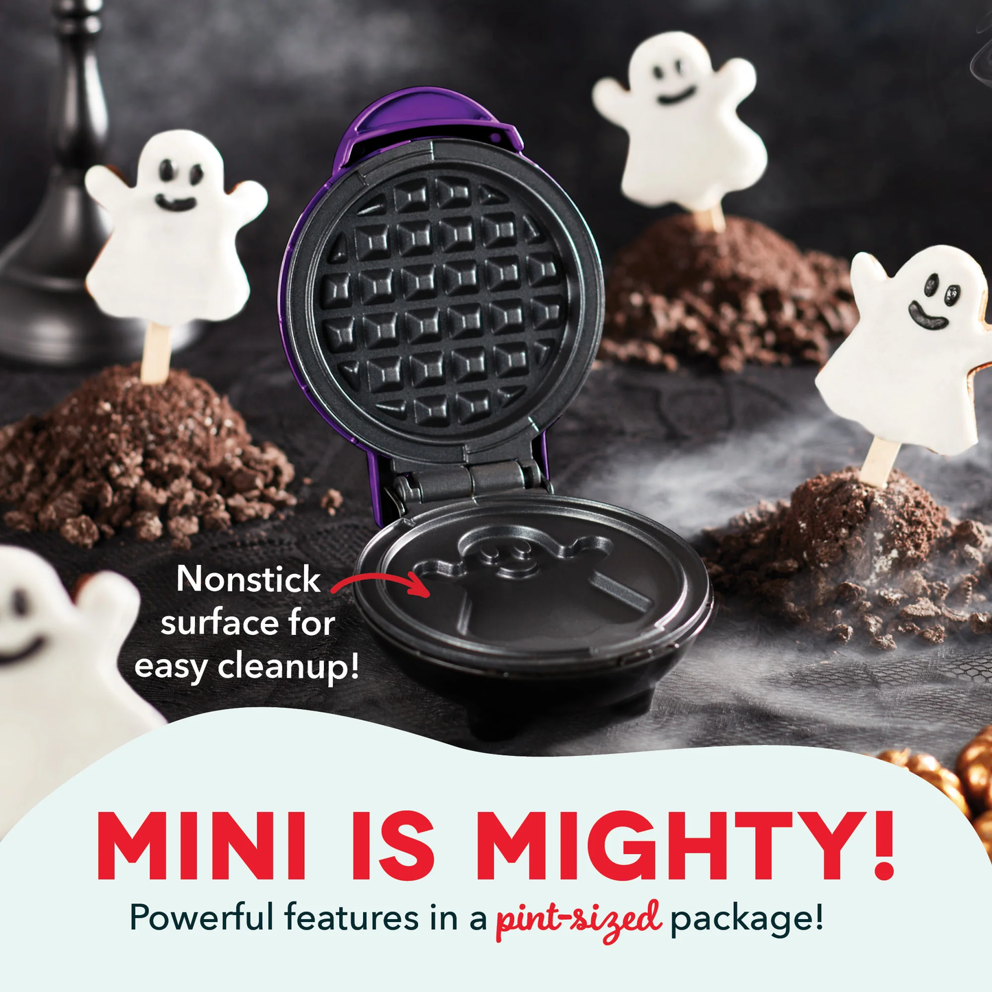 Mini Waffle Maker Ghost