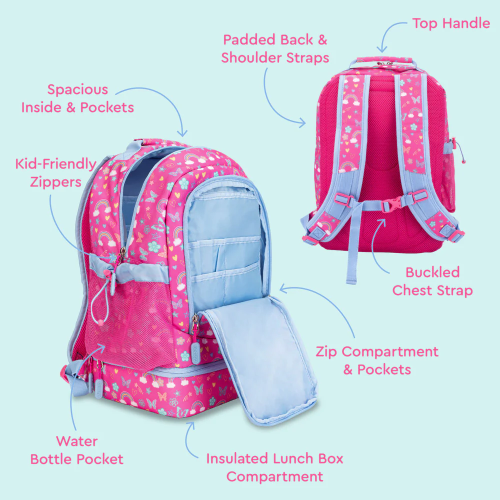 Bentgo Kids Prints 2-in-1 Backpack & Lunch Bag