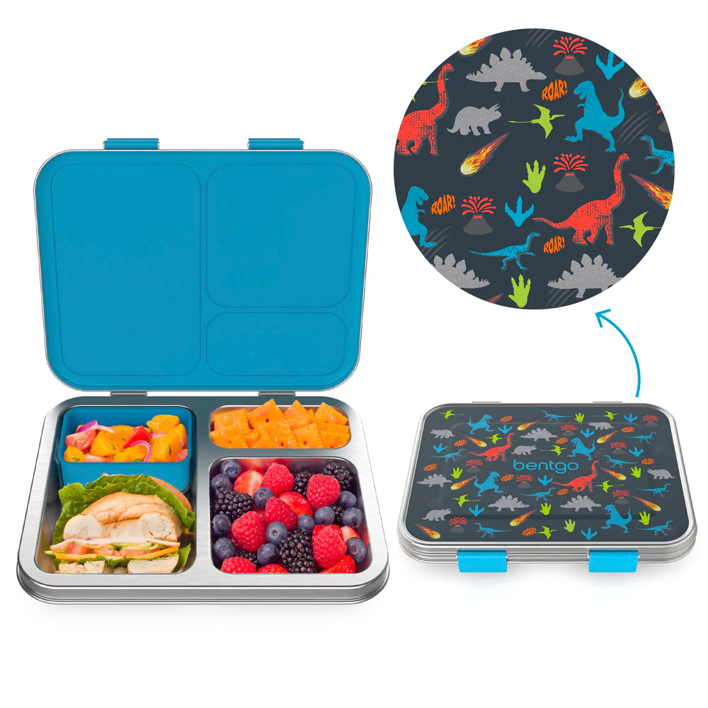 Bentgo Kids Stainless Steel Prints Lunch Box