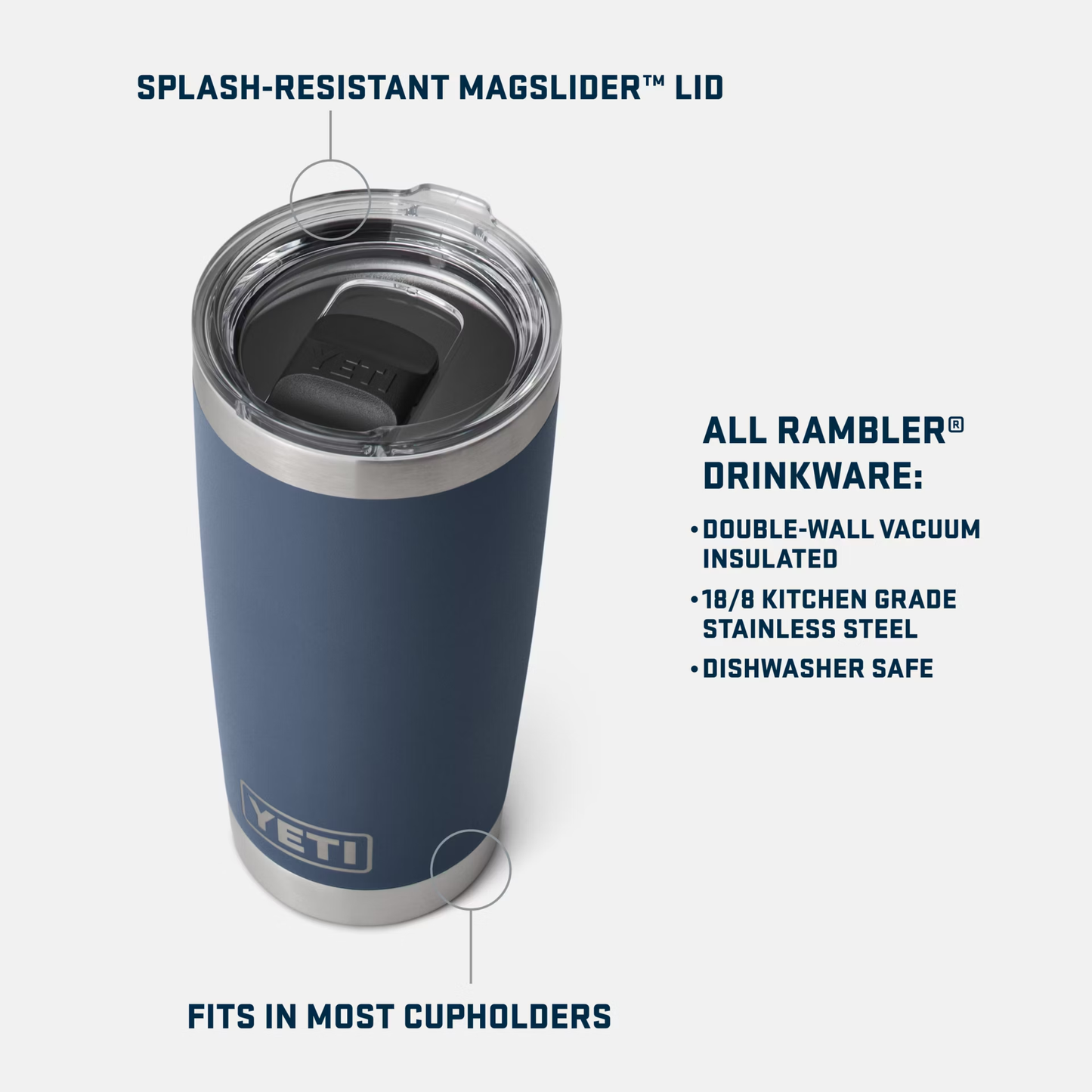 YETI Big Wave Blue Tumbler 20oz