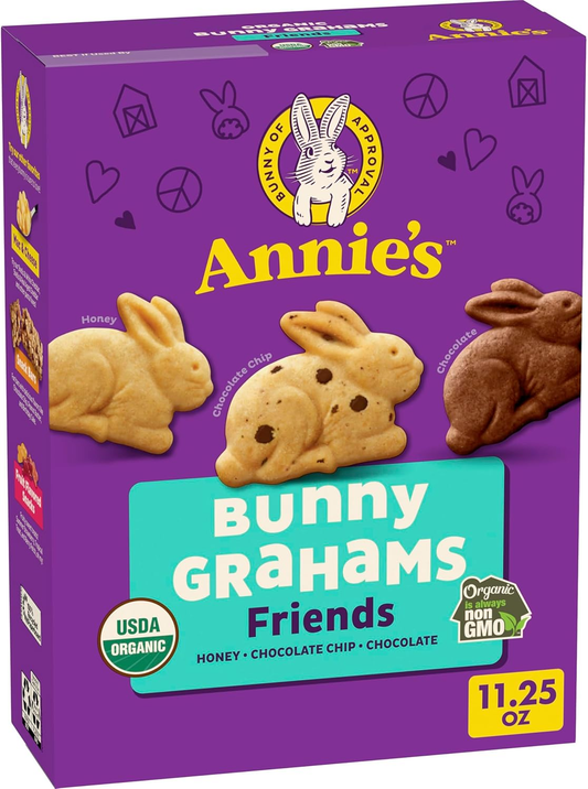Annie's Bunny Grahams Chocolate Chip y Miel