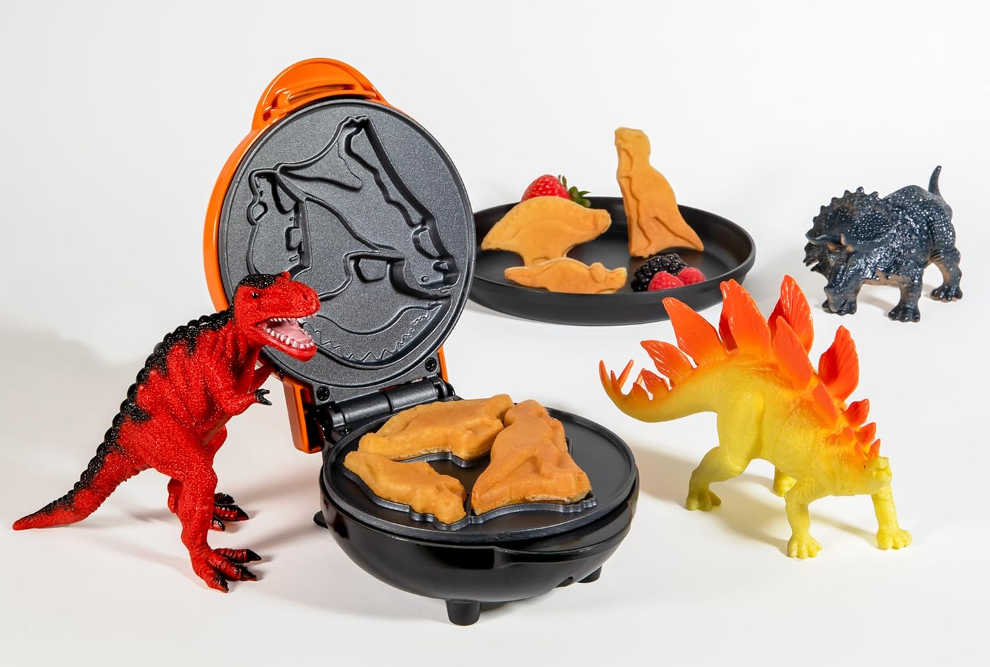 Nostalgia Dinosaur Mini Waffle Maker