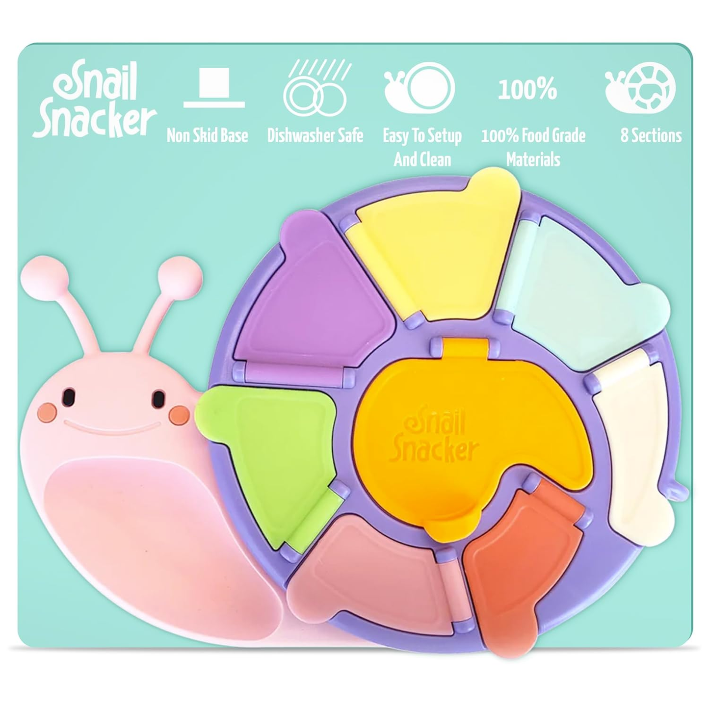 BoBaby Snail Snacker Pink