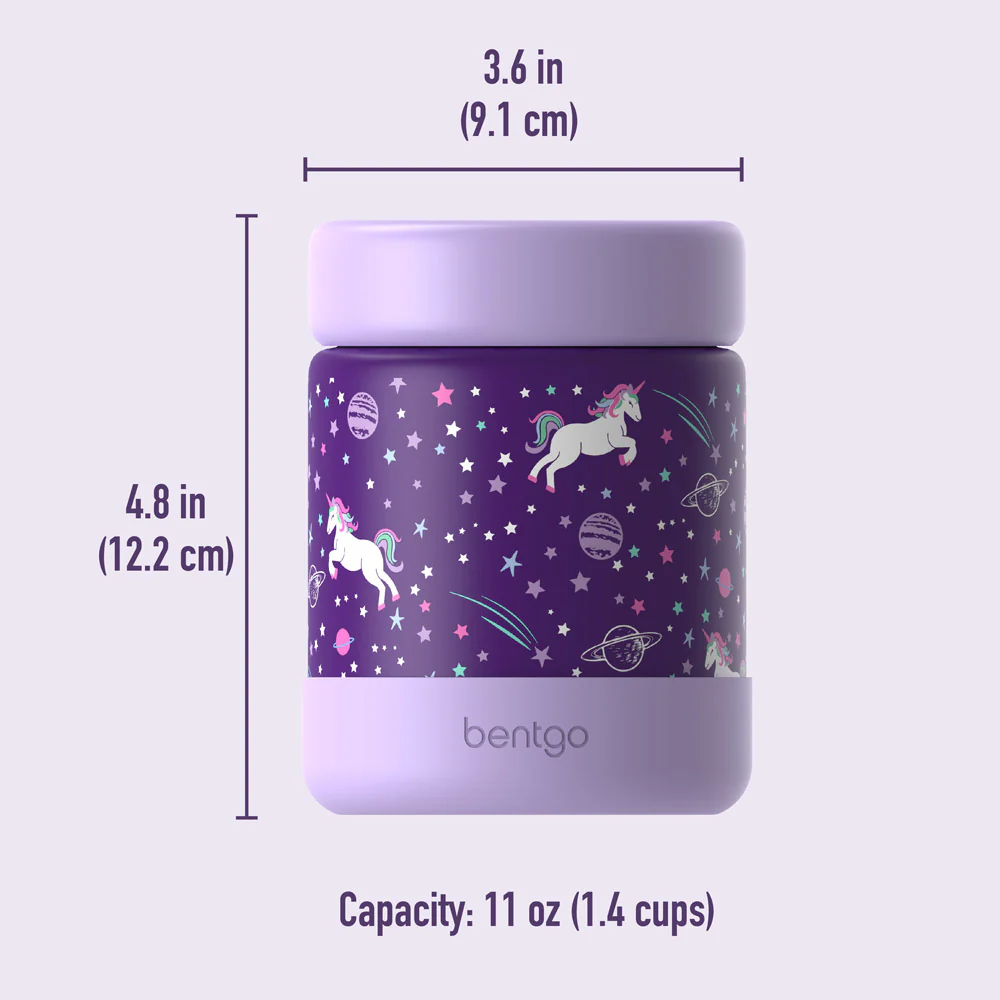 Bentgo Kids Stainless Steel Unicorn Food Jar