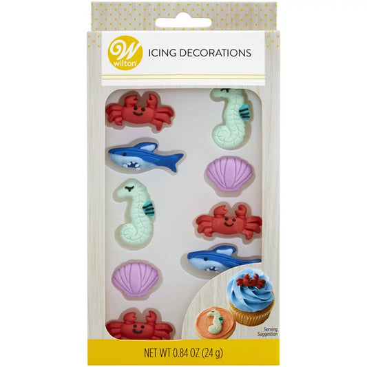 Animales Marinos Icing Glaseado Decorativo