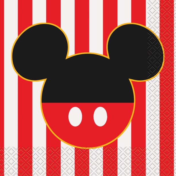 Servilletas Mickey Mouse Stripes