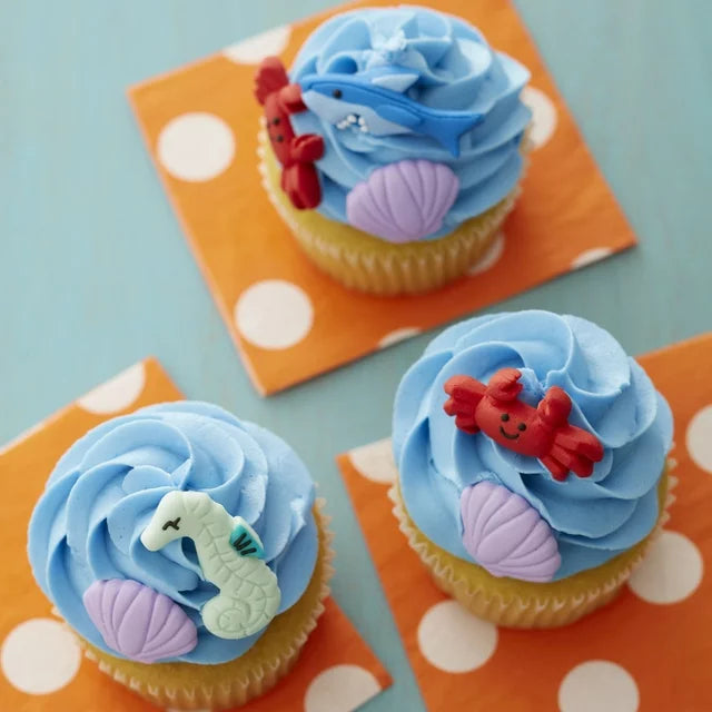 Animales Marinos Icing Glaseado Decorativo