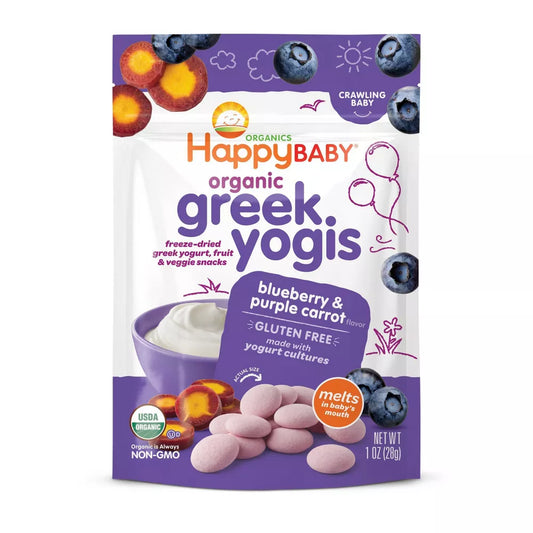 HappyBaby Organic Greek Yogis