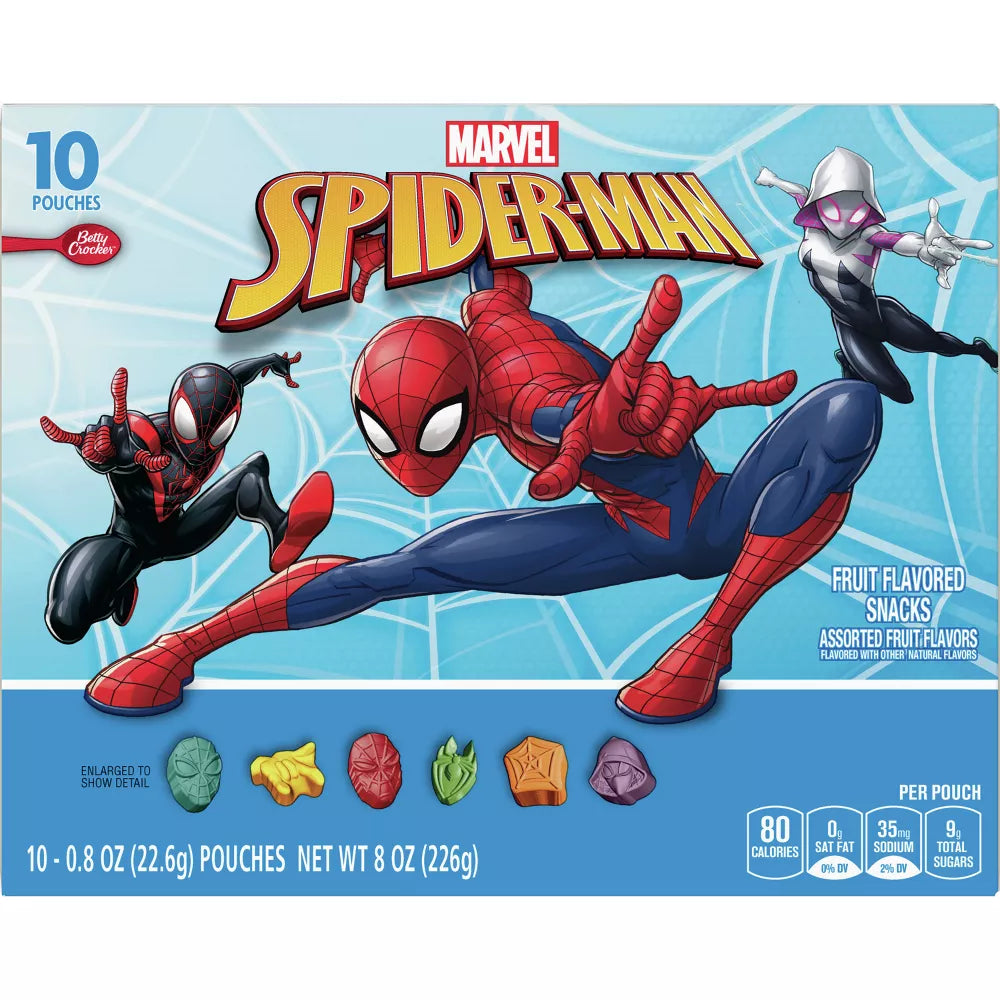 Marvel Spiderman Gummies Betty Crocker