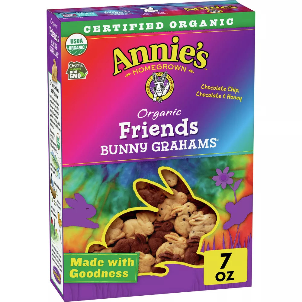 Annie's Bunny Grahams Chocolate Chip y Miel